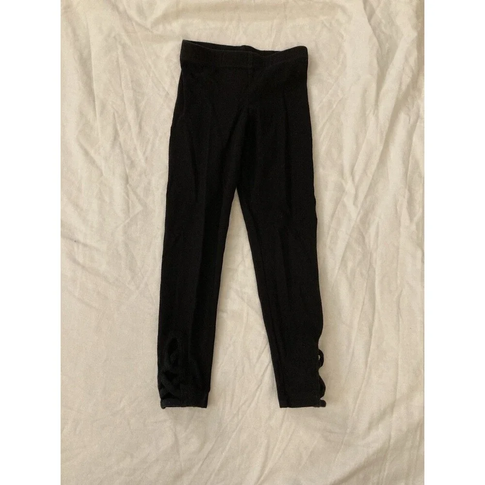 XS (5) Stretch Old Navy girl clothes - one piece pants | solid black theme